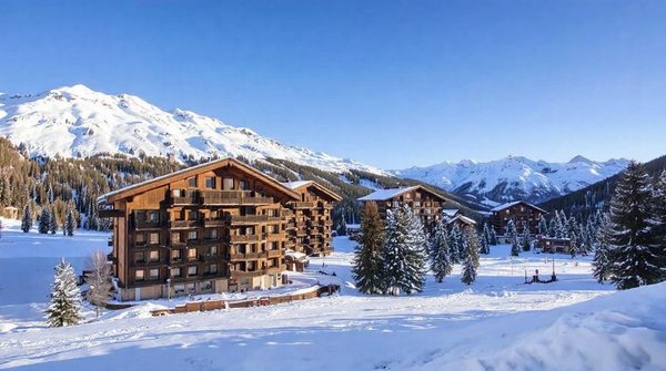Séjournez dans un hôtel de luxe à courchevel, alpes majestueuses